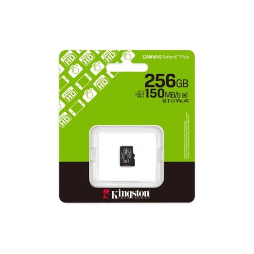Карта пам'яті Kingston 256GB microSDXC class 10 UHS-I U1 V10 A1 Select Plus (SDCS3/256GBSP)