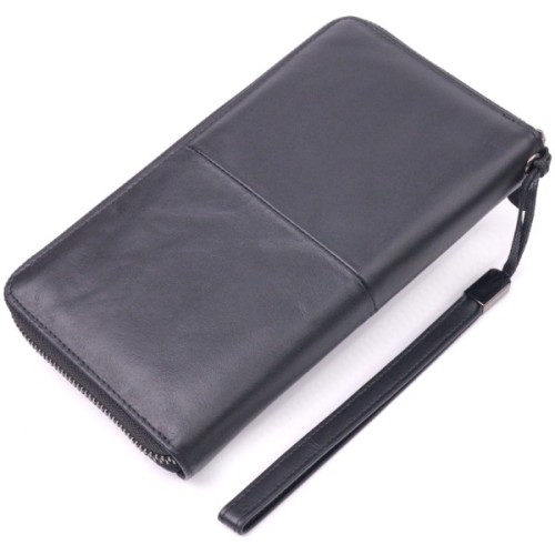 Гаманець Vintage З натуральної шкіри Чорний (21292)