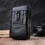 Сумка Vintage На пояс з натуральної шкіри Чорна (22736)