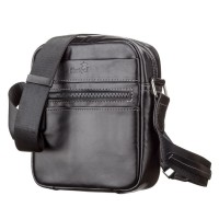 Сумка Shvigel Шкіряна Чорна (11088)