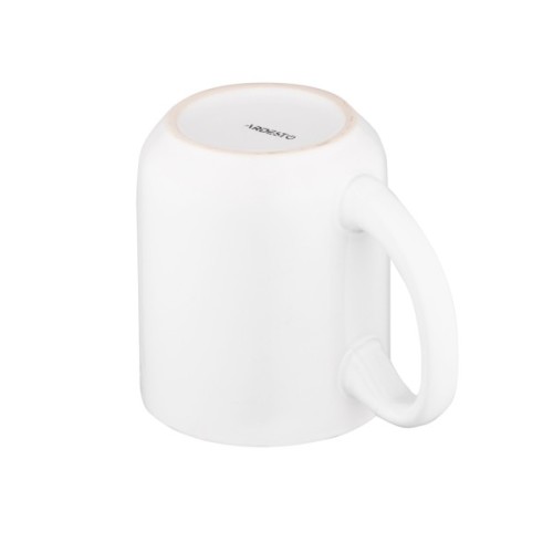 Чашка Ardesto Corgi, 380мл, кераміка, біло-сірий (AR3054)