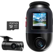 Відеореєстратор Xiaomi 70mai Dash Cam X800-2 Omni 128GB Black +RC14 Rear Camera Set (1152147)