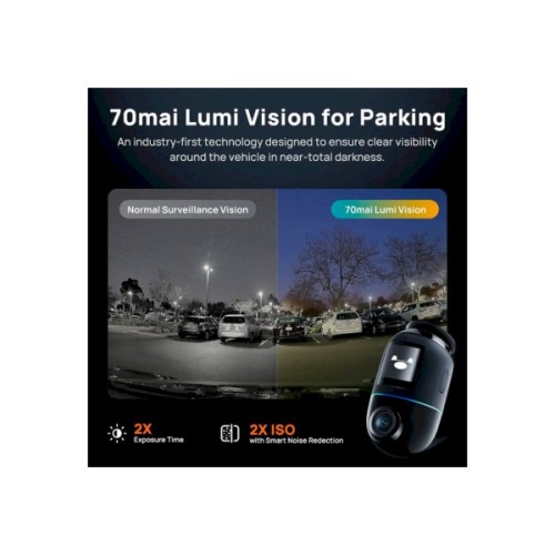 Відеореєстратор Xiaomi 70mai Dash Cam X800-2 Omni 128GB Black +RC14 Rear Camera Set (1152147)