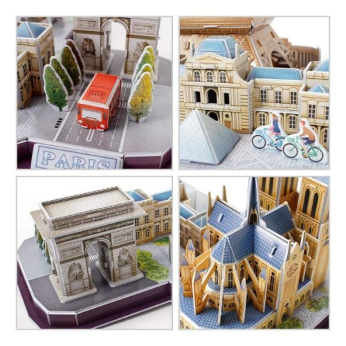 Пазл Cubic Fun City line Paris (MC254h)