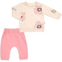 Набір дитячого одягу Tongs з квіточками (3559-80G-beige)