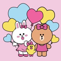 Картина по номерам Santi Лайн Френдс. Коні Саллі Чоко та повітряні кульки 25х25 см LED підсвітка (955017)