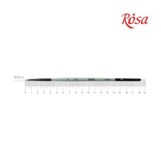 Пензлик для малювання Rosa Єнот круглий OASIS 188, № 1 (4823098517016)