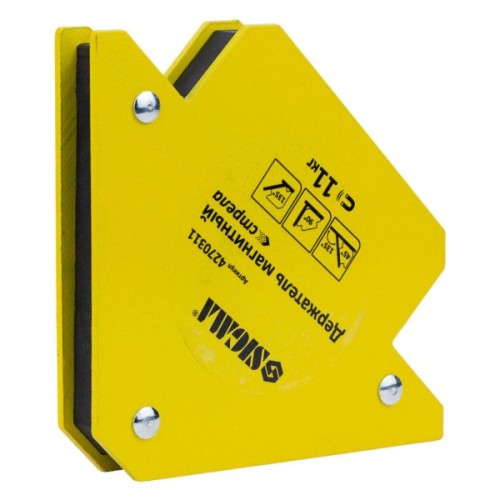 Магніт для зварювання Sigma стріла 11кг 75x65мм (45,90,135°) (4270311)