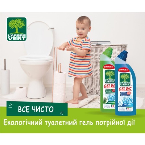 Засіб для чищення унітазу L'Arbre Vert Розмарин 750 мл (3450601046896)