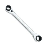 Ключ Toptul накидний з подвійною тріскачкою 72 зубця Pro-Series 12x15-14x13, 190мм (ABAD1215)