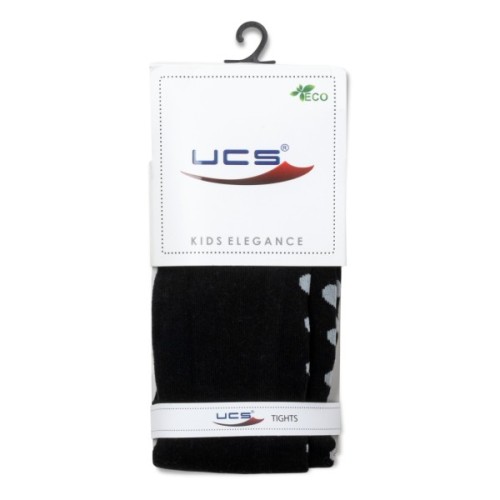 Колготки дитячі UCS Socks із сердечками (M0C0301-1443-5G-black)