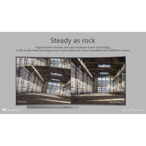 Відеоприймач (VRX) Skyzone SteadyView X 5-5.8GHz 56CH L, X Band (STVX5G)