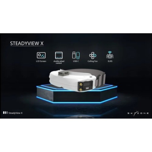 Відеоприймач (VRX) Skyzone SteadyView X 5-5.8GHz 56CH L, X Band (STVX5G)