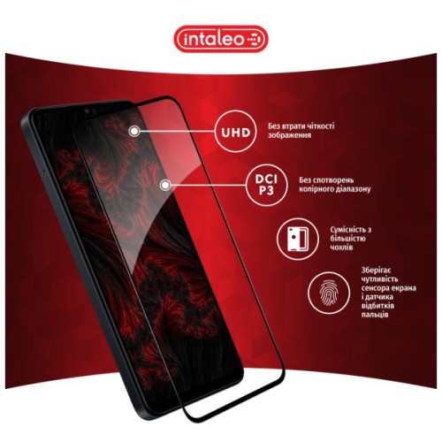 Скло захисне Intaleo Full Glue Samsung A35 Black (1283126588808)