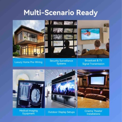 Кабель мультимедійний HDMI M to HDMI M 25.0m 4K60Hz fiber optic black Vention (ALSBS)