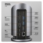Концентратор AXAGON USB-C 9-in-1 wireless 15W PD100W 0.6m (HMC-WL9)