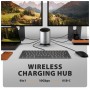 Концентратор AXAGON USB-C 9-in-1 wireless 15W PD100W 0.6m (HMC-WL9)