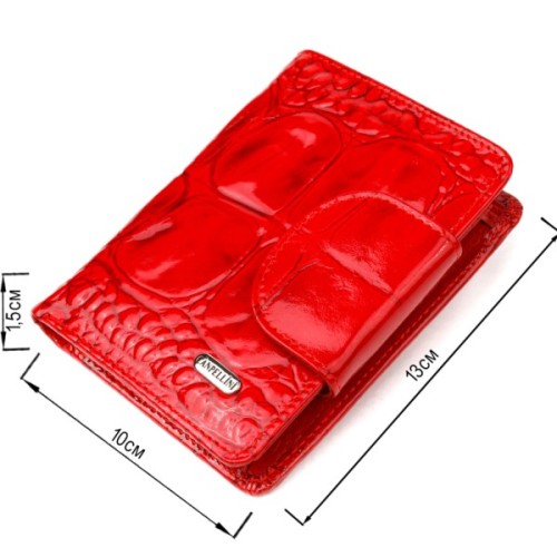 Гаманець Canpellini З натуральної шкіри Червоний (21681)