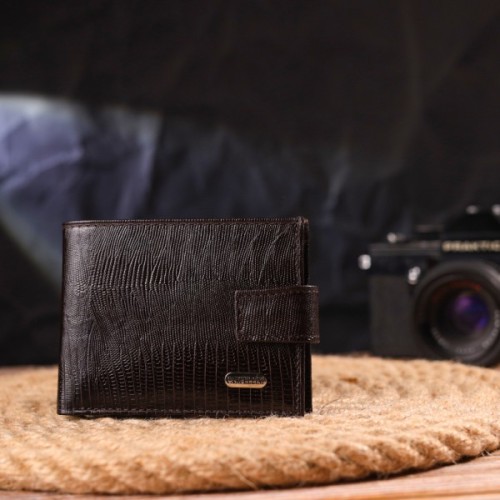 Гаманець Canpellini З натуральної шкіри Коричневий (21507)