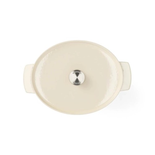 Гусятниця KitchenAid Cast Iron 30 см 5,6 л Мигдалевий крем (CC006062-001)