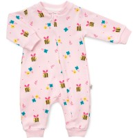 Чоловічок дитячий Tongs трикотажний на блискавці (3635-68G-pink)