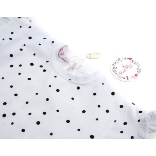 Набір дитячого одягу Monili в горошок (7774-98G-cream)