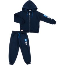 Спортивний костюм дитячий Toontoy флісовий (24857-164B-blue)