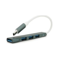 Концентратор Voltronic USB-C 4xUSB 3.0 0.1m black (YT-TC3H4-B)