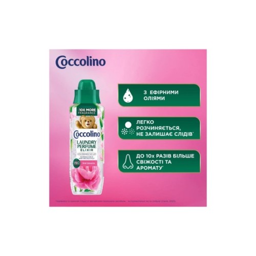 Кондиціонер для білизни Coccolino Perfume Elixir First Blooms Парфум для одягу Весняні квіти 460 мл (8720181680410)
