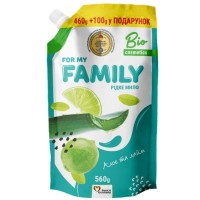 Рідке мило For My Family Алое та лайм 560 г (4260637721792)