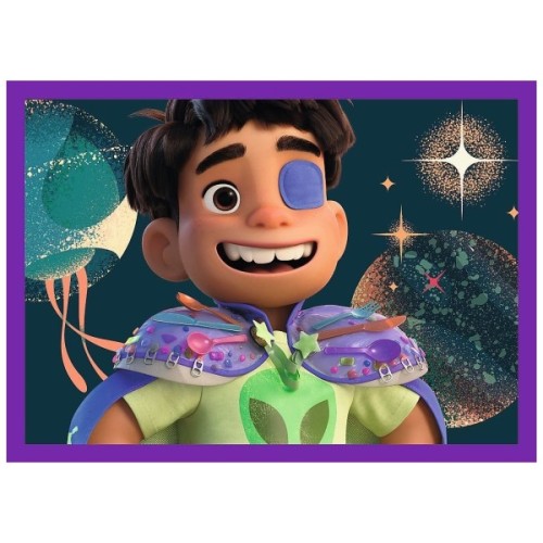 Пазл Trefl Disney Elio Позаземні місії 4 в 1 (35, 48, 54, 70) (5900511346657)