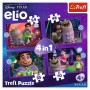 Пазл Trefl Disney Elio Позаземні місії 4 в 1 (35, 48, 54, 70) (5900511346657)