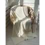 Плед Прованс COTTON молочний 120 х 200 см (039526)