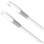Дата кабель USB-C to Lightning 1.0m PD30W liquid silicone white ColorWay (CW-CBPDCL093-WT)