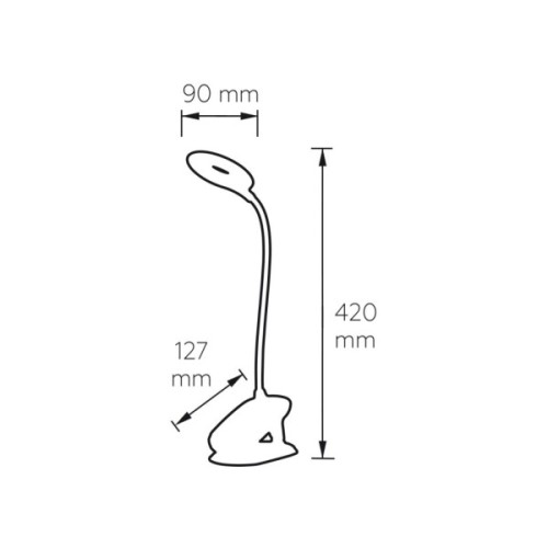 Настільна лампа Eurolamp LED-TLB-3W(P)USB