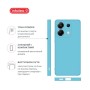 Чохол до мобільного телефона Intaleo Silicone Poco X6 Light Blue (1283126600432)