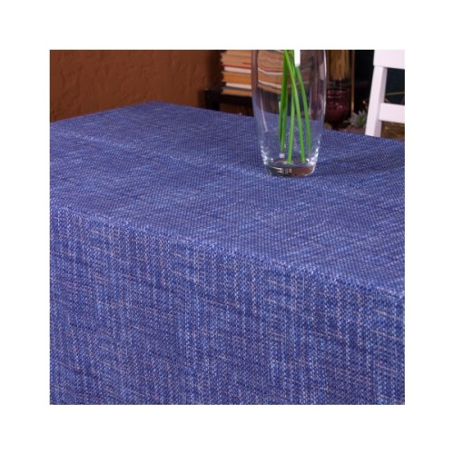 Скатертина MirSon Рогожа №209 Blue Binding 130x180 см (2200006738107)