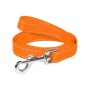 Повідець для собак Dog Extreme з нейлону подвійний Ш 25 мм Д 122 см помаранчевий (42994)