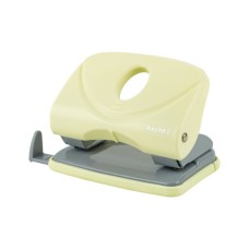 Діркопробивач Axent Welle-2 з пластиковий верх, 20 арк,Pastelini, жовтий (3820-08-A)