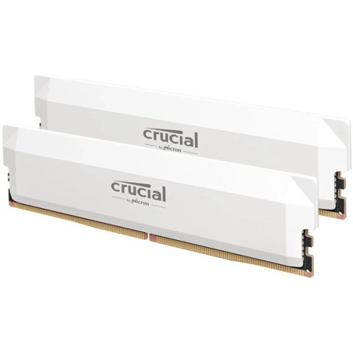 Модуль пам'яті для комп'ютера DDR5 64GB (2x32GB) 6400 MHz Pro Overclocking White Micron (CP2K32G64C40U5W)