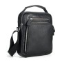 Сумка Vintage Месенджер шкіряна Чорна (20247)