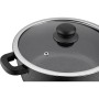 Каструля Ardesto Gemini Anzio скляна кришка 28 см 6,4 л чорна (AR2426GE)