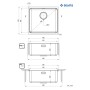 Мийка кухонна Deante Egeria (ZPE_010D)