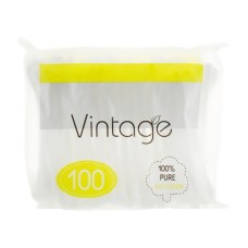 Ватні палички Vintage Cotton в поліетиленовій упаковці 100 шт. (4820164151594)