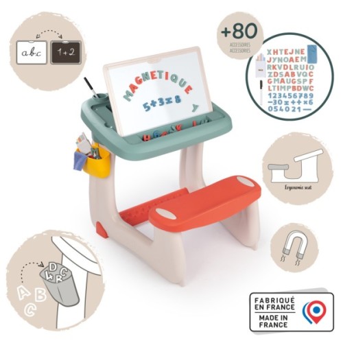 Набір для творчості Smoby Парта-дошка "Школярик", з аксес. 68х21х57,5 см (420107)