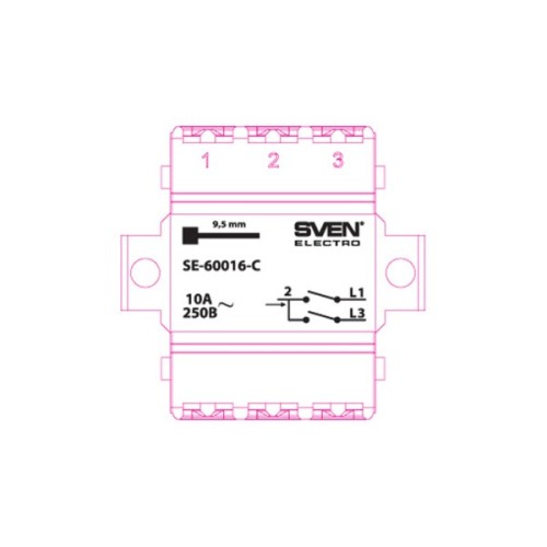 Вимикач Sven SE-60016-C cream (7100040)