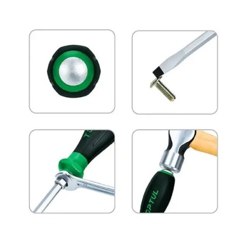 Викрутка Toptul шліцева 10.0x200мм (з шестигранником ударна) (FAGF1020)