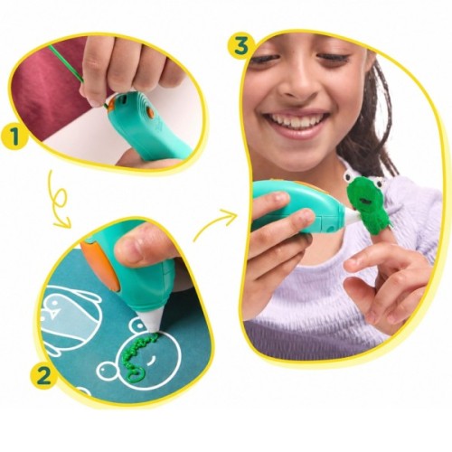 3D - ручка 3Doodler Start Plus для дитячої творчості - Креатив Плюс (72 стрижні) (SPLUS EFG)