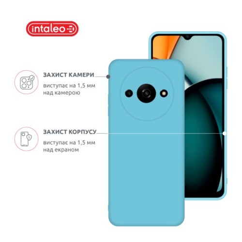 Чохол до мобільного телефона Intaleo Silicone Xiaomi Redmi A3 Light Blue (1283126600920)
