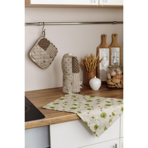 Серветка на стіл Прованс Квіти беж Господиня 35х45 см (4823093451827)